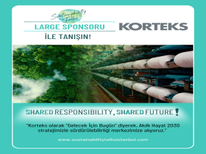 We Are Proud to Be a Large Sponsor of Sustainability Talks Istanbul 2025